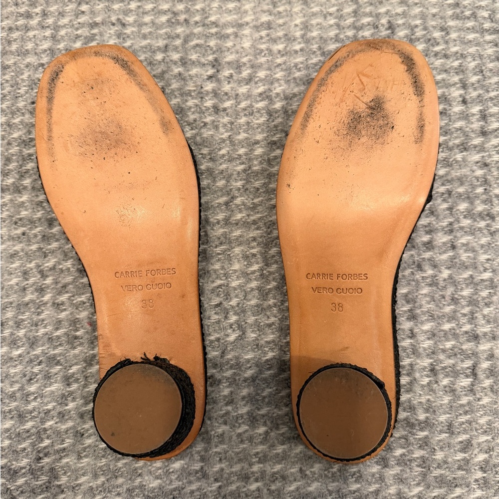 Carrie Forbes Raffia Slide Sandal - Picture 4 of 4